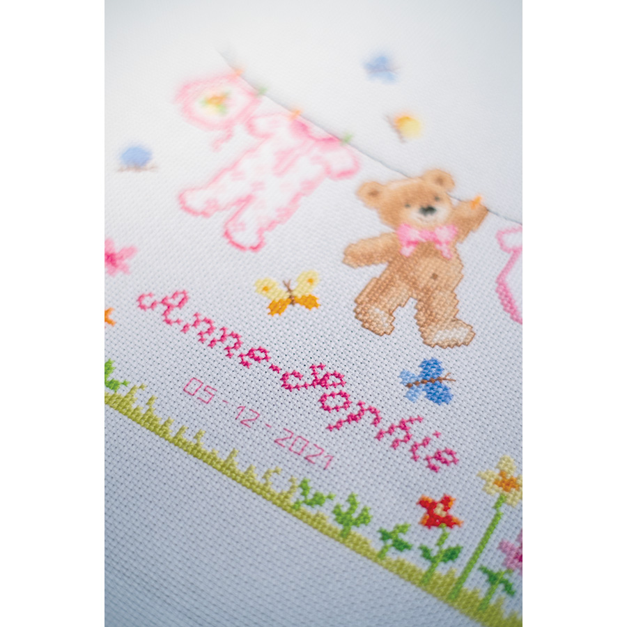 Kit Point De Croix Vervaco Coussin Complet Oursons Polaires - Broderie 40x40 Cm
