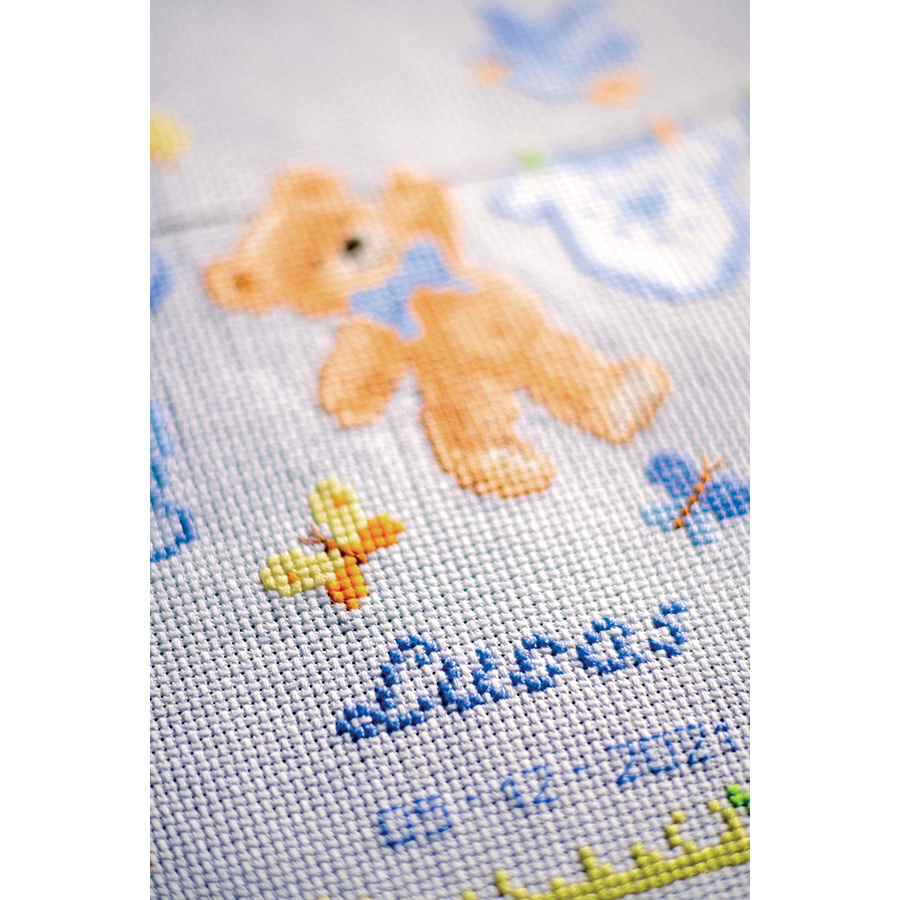 VERVACO Point De Croix Compté Kit DIY Cadeau Bebe Naissance Personnalisé MAMAN ET BÉBÉ Tableau Complet Kit De Broderie Loisir Créatif Maison