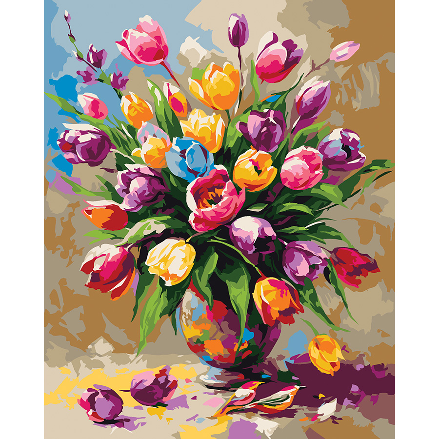 OuDeZjzhu Peinture Sur Toile 58 X 90 Cm Fleurs Fantastiques Nature Morte Sans Cadre Poster