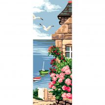 Canevas pénélope - Maison bretonne - Luc Créations - Broderies & Cie