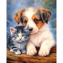 Diamond painting - Sentosphere - Tigre- Coffrets Créatifs pour enfant