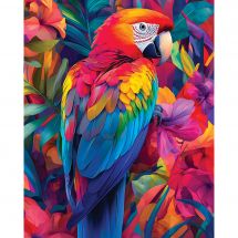 Kit Diamond Painting 5D San Bernardo Cane, 30x40cm, Tela E Strass Inclusi