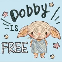 Kit de broderie Diamant enfant - Dotz Box - Dobby est libre