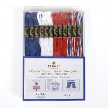 Coffret Voyage Bracelets Brésiliens DMC - 10 Fils De 8 M, Tiroir De Rangement, Dès 8 Ans, à Emporter Partout