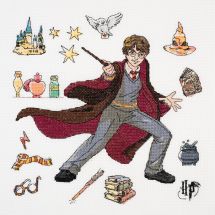 Kit broderie point de croix - DMC - Harry et les potions