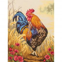 Kit De Broderie Point Compté - Neuf - Multicolore - Marque Générique