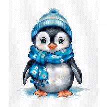 Luca-S Kit de broderie au point de croix Motif oies 15 x 14 cm