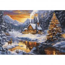 Luca-S BU5002 Paysage d'hiver Kit Point de Croix