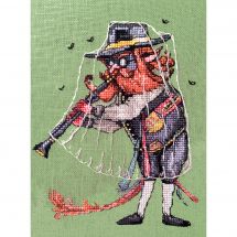 Grille point de croix : Montgolfière Papier