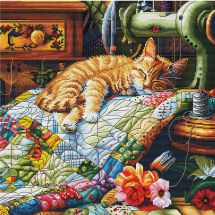 Kit broderie point de croix - Nova Sloboda - Assistant roux
