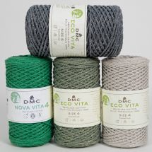 Fil fantaisie - DMC - Pelote Eco Vita 4 - Effet métallisé
