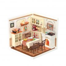 Rolife Bubble Bath Salle De Bain - Miniature 3D DIY - Kit Complet Avec Peinture, Couture Et Assemblage - Déco élégante Pour Débutants