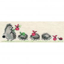 Kit de point de croix Riolis - Lapin en fleurs, R1986