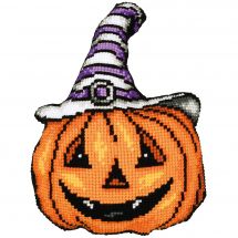 Kit de coussin gros trous - Vervaco - Happy Pumpkin