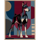 Canevas Pénélope  - Margot de Paris - Doberman