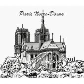 Kit broderie point de croix - Marie Coeur - Notre-Dame