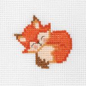 Kit broderie point de croix pour enfant - Anchor - Renard