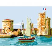 Canevas Pénélope  - Luc Créations - Le port de la Rochelle