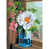 Canevas Pénélope  - Margot de Paris - Bouquet à la fenêtre