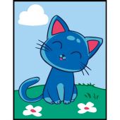 Kit de canevas pour enfant - Margot de Paris - Chat bleu