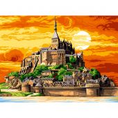 Canevas Pénélope  - SEG de Paris - Le Mont St Michel en couleurs