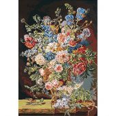 Canevas Pénélope  - SEG de Paris - Vase de fleurs XVIIIème siècle