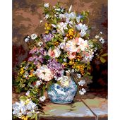 Canevas Pénélope  - SEG de Paris - Le bouquet, Pierre Auguste Renoir 