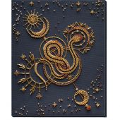 Kit de broderie avec perles - Abris Art - Talisman doré