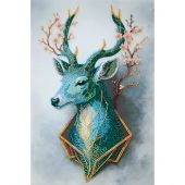 Kit de broderie avec perles - Abris Art - Esprit forestier