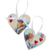 Kit de broderie avec perles - Abris Art - Amour royal