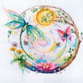 Kit broderie point de croix - Abris Art - Couleurs magiques