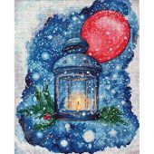 Kit broderie point de croix - Abris Art - Conte d'hiver