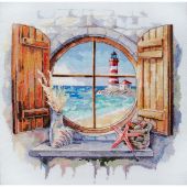 Kit broderie point de croix - Abris Art - Murmure du vent