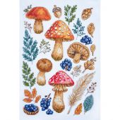 Kit broderie point de croix - Abris Art - Collection de forêt