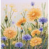 Kit broderie point de croix - Abris Art - Herbe qui murmure