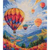 Kit broderie point de croix - Abris Art - Envol vers le soleil