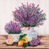 Kit de broderie avec perles - Abris Art - Senteur lavande