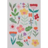 Kit broderie point de croix - Anchor - Diffusion de fleurs