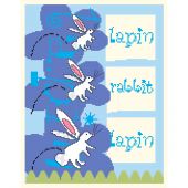 Kit broderie point de croix - Anagram - Les lapins