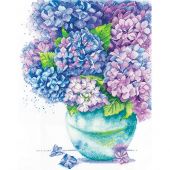 Kit broderie point de croix - Andriana - L'été sans fin