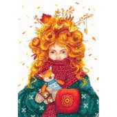 Kit broderie point de croix - Andriana - L'âme d'automne