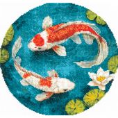 Kit broderie point de croix - Andriana - Carpes