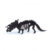 Puzzle 3D Carton - Agent Paper - Jurassic Collection - Tricératops