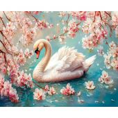Kit de broderie Diamant sur châssis - Art City - Cygne