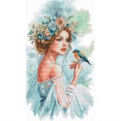 Kit broderie point de croix - Ava - La dame du jardin