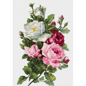 Kit broderie point de croix - Luca-S - Bouquet de roses