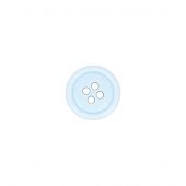 Boutons 4 trous - LMC - Lot 6 boutons - 12 mm