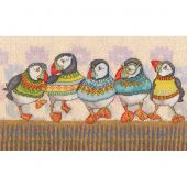 Kit broderie point de croix - Bothy Threads - Oiseaux de Fair Isle