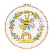 Kit broderie point de croix avec tambour - Bothy Threads - Baby Bee