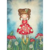 Kit broderie point de croix - Bothy Threads - Petit champignon